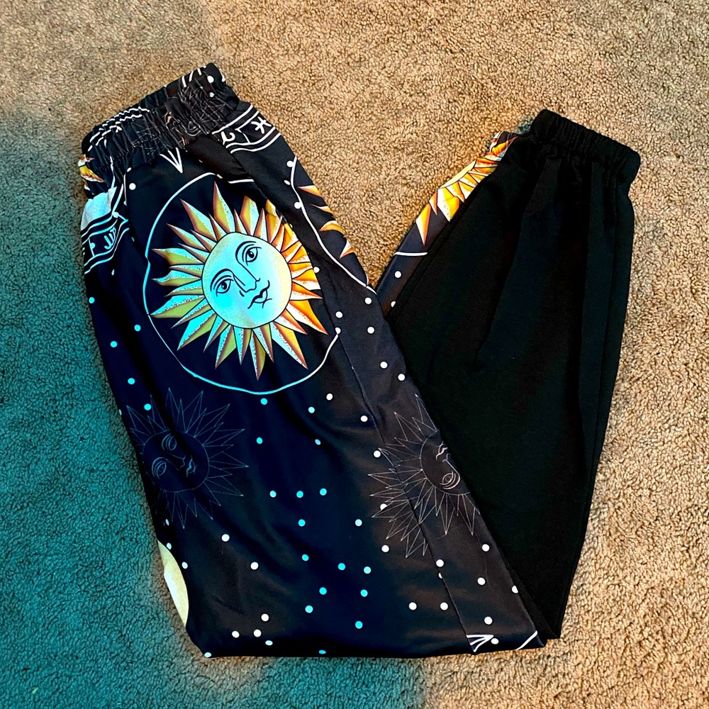 Romwe Split-tone Sweatpants